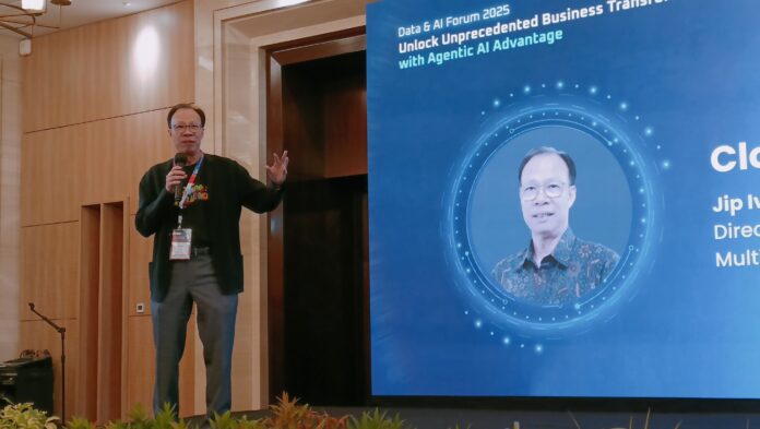 Seminar Multipolar Technology yang mengangkat topik Agentic AI sebagai solusi inovatif.